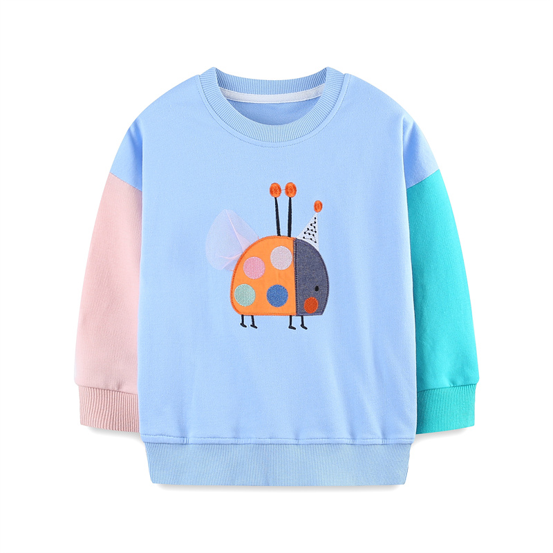 Embroidery Lady Bug - Jumping Meters 2-7T sudadera bordada de