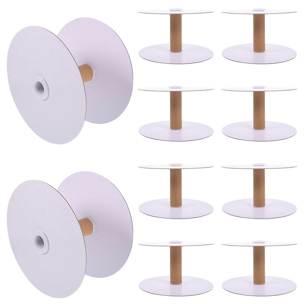Embroidery Thread Yarn - 12 Bobinas de Papel para Almacenamiento