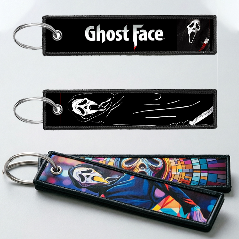 Embroidery Hoop - Llavero GHOST FACE para Hombre y