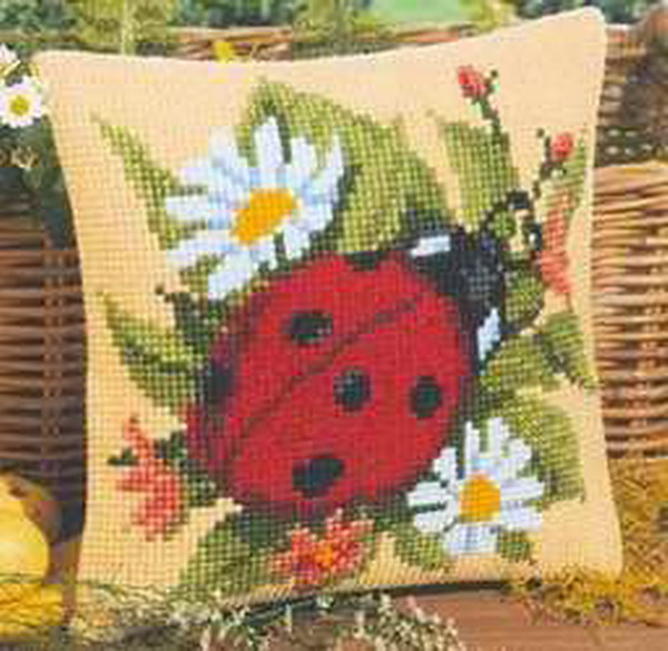 Embroidery Lady Bug - Kit de punto de cruz de