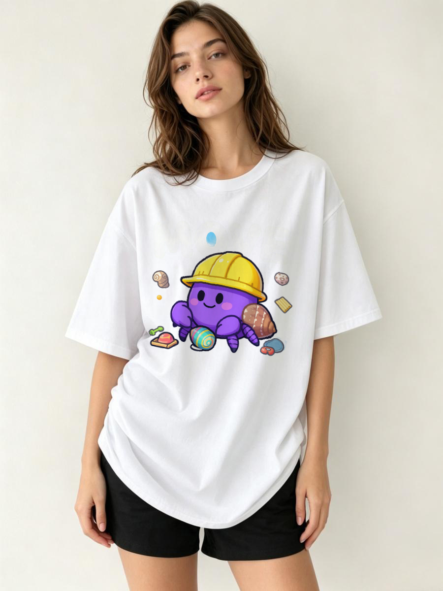 Embroidery University - Camiseta Corta Sexy, Linda y Juvenil
