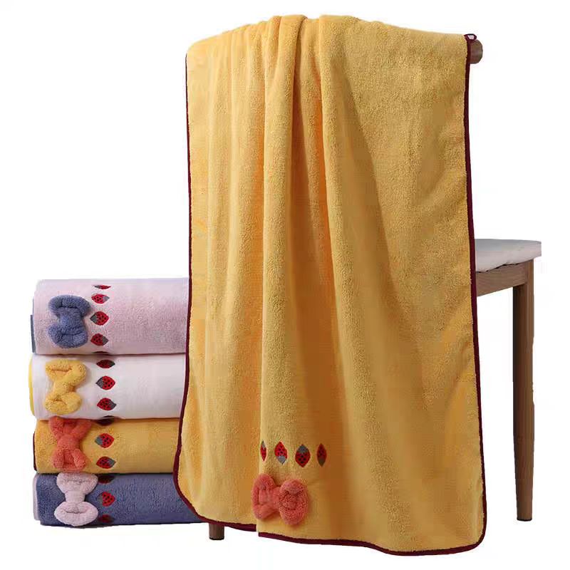 Embroidery Towel - Toalla de baño de 310g, nueva,