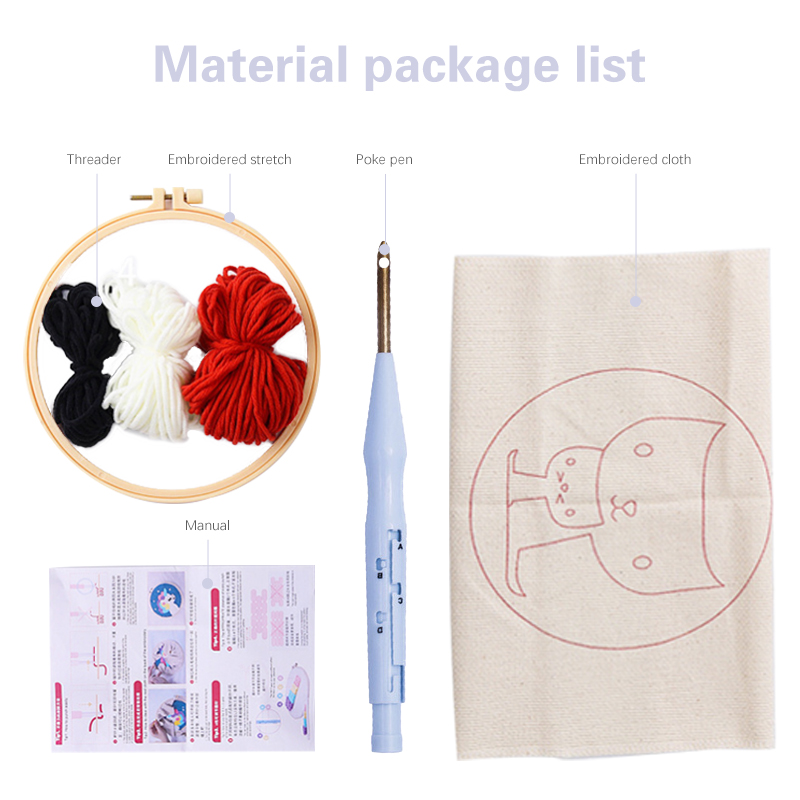 Kit de bordado con aguja perfo - Embroidery Xmas Tree reseña y precio