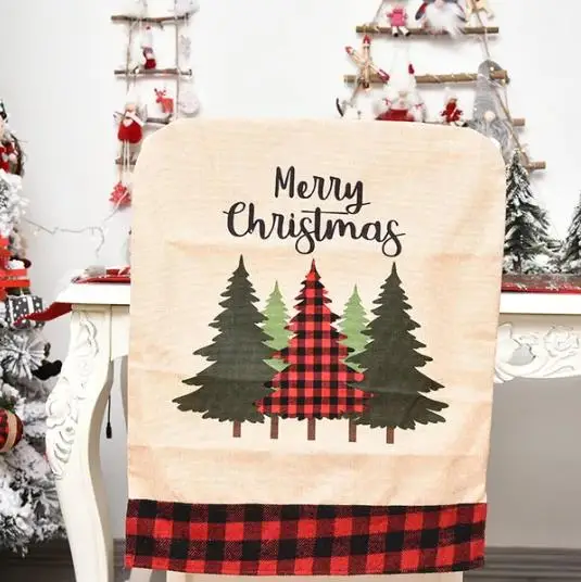 4/6/8 Uds. Funda navideña para - Embroidery Xmas Tree reseña y precio