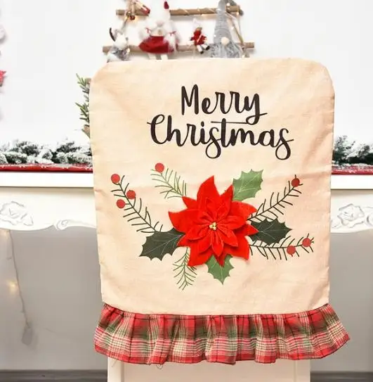 4/6/8 Uds. Funda navideña para - Embroidery Xmas Tree reseña y precio