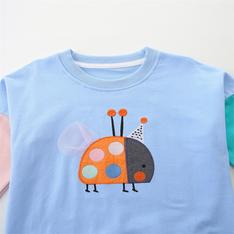 Jumping Meters 2-7T sudadera b - Embroidery Lady Bug reseña y precio