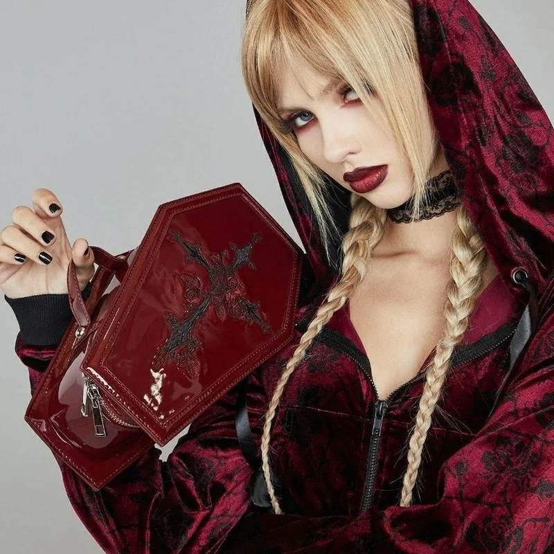 Bolsos de mano Harajuku Y2K Lo - Embroidery Gothic reseña y precio