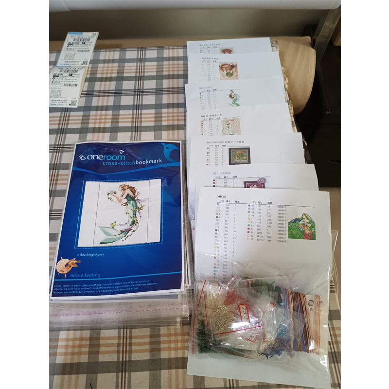 Kit de Punto de Cruz DIY, Set  - Embroidery Lady Bug reseña y precio
