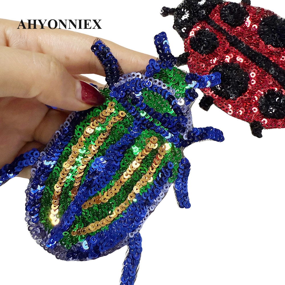Parche bordado de lentejuelas  - Embroidery Lady Bug reseña y precio