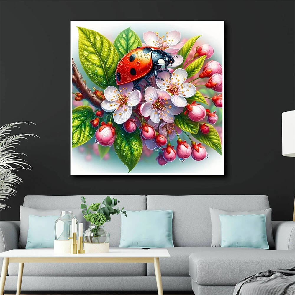 Momoart oso mosaico de diamant - Embroidery Lady Bug reseña y precio