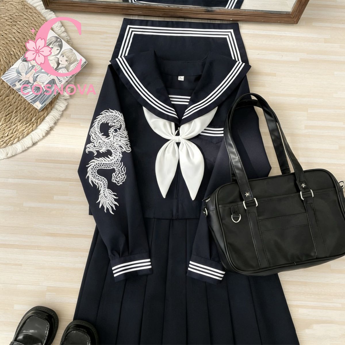Traje de Marinero Japonés Esti - Embroidery Uniform reseña y precio