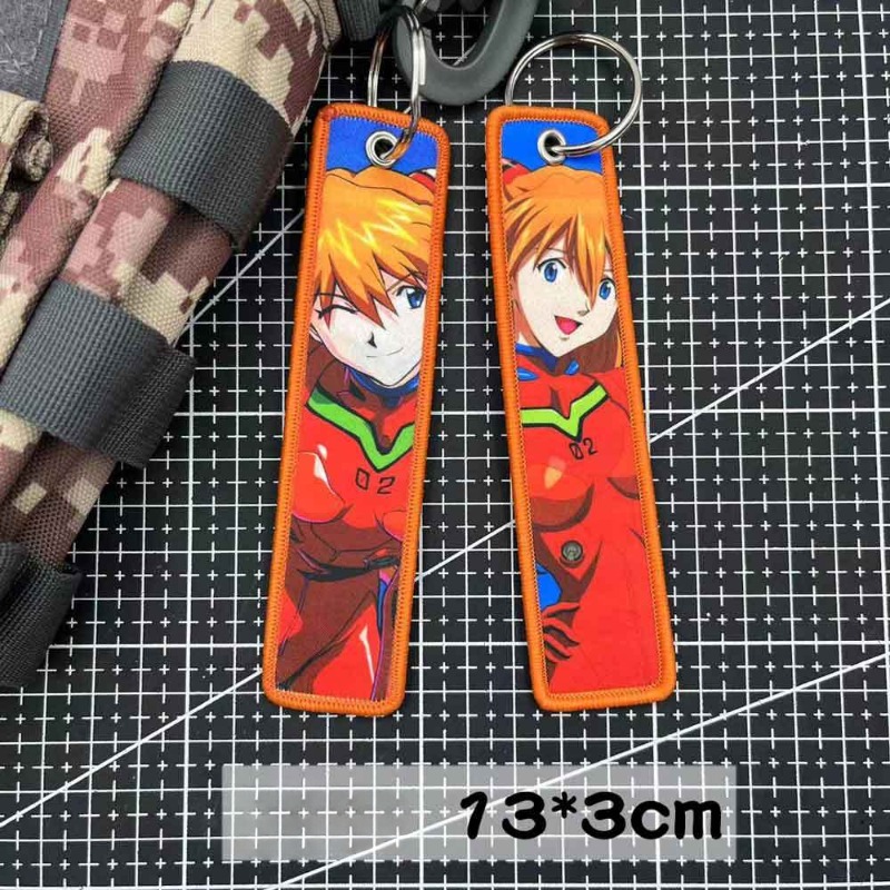 Llavero Evangelion, etiqueta p - Embroidery Hoop reseña y precio