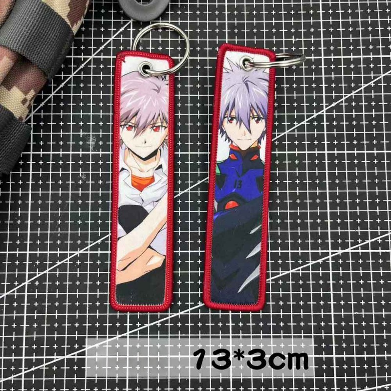 Llavero Evangelion, etiqueta p - Embroidery Hoop reseña y precio