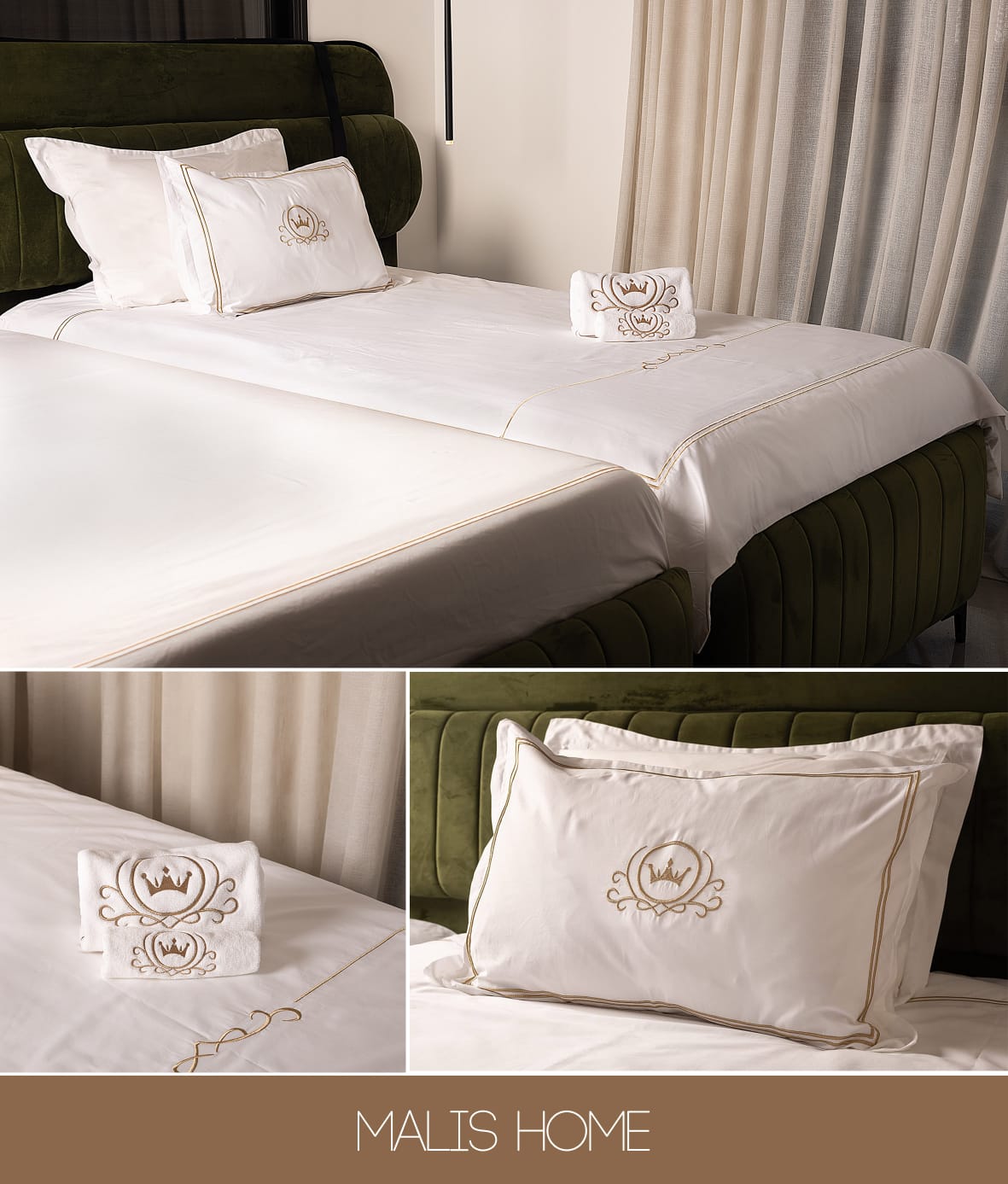 Juego de Ropa de Cama Mail's H - Embroidery Towel reseña y precio