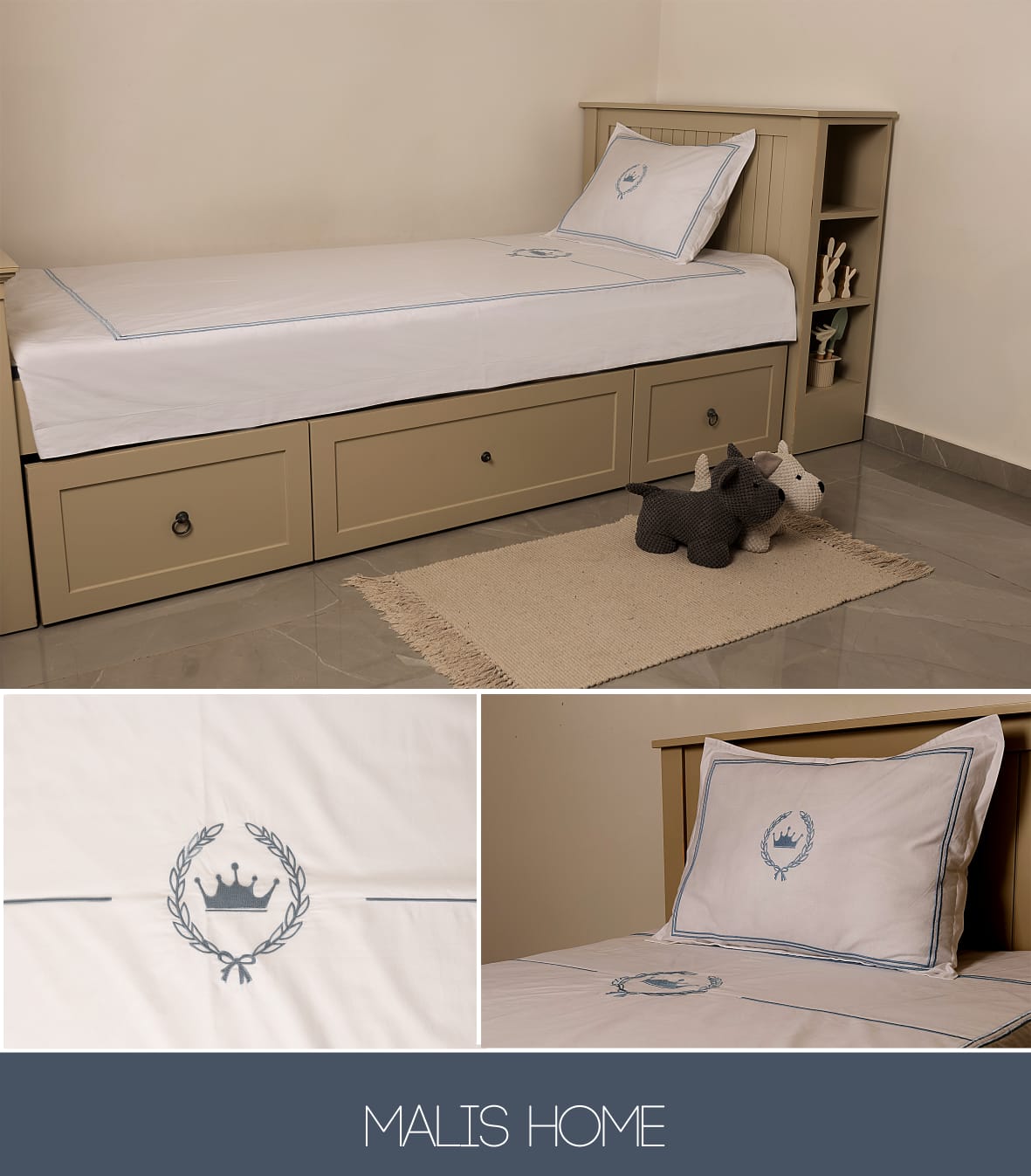 Juego de Ropa de Cama Mail's H - Embroidery Towel reseña y precio