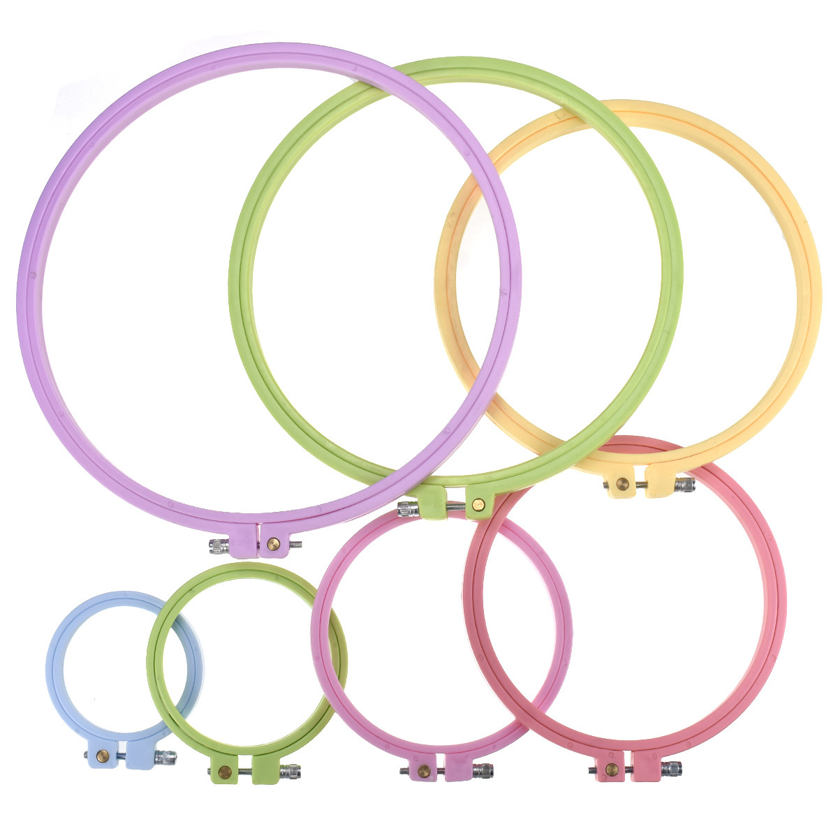 1/7 Piezas Aro de Bordado de P - Embroidery Hoop reseña y precio