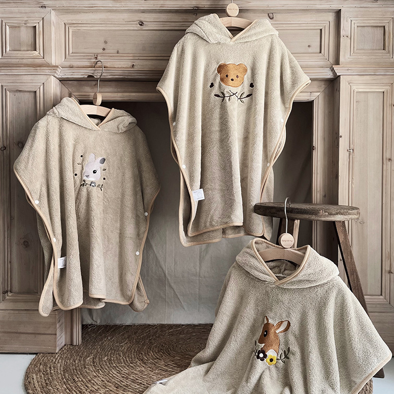 Capas de lana Coral para niños - Embroidery Towel reseña y precio