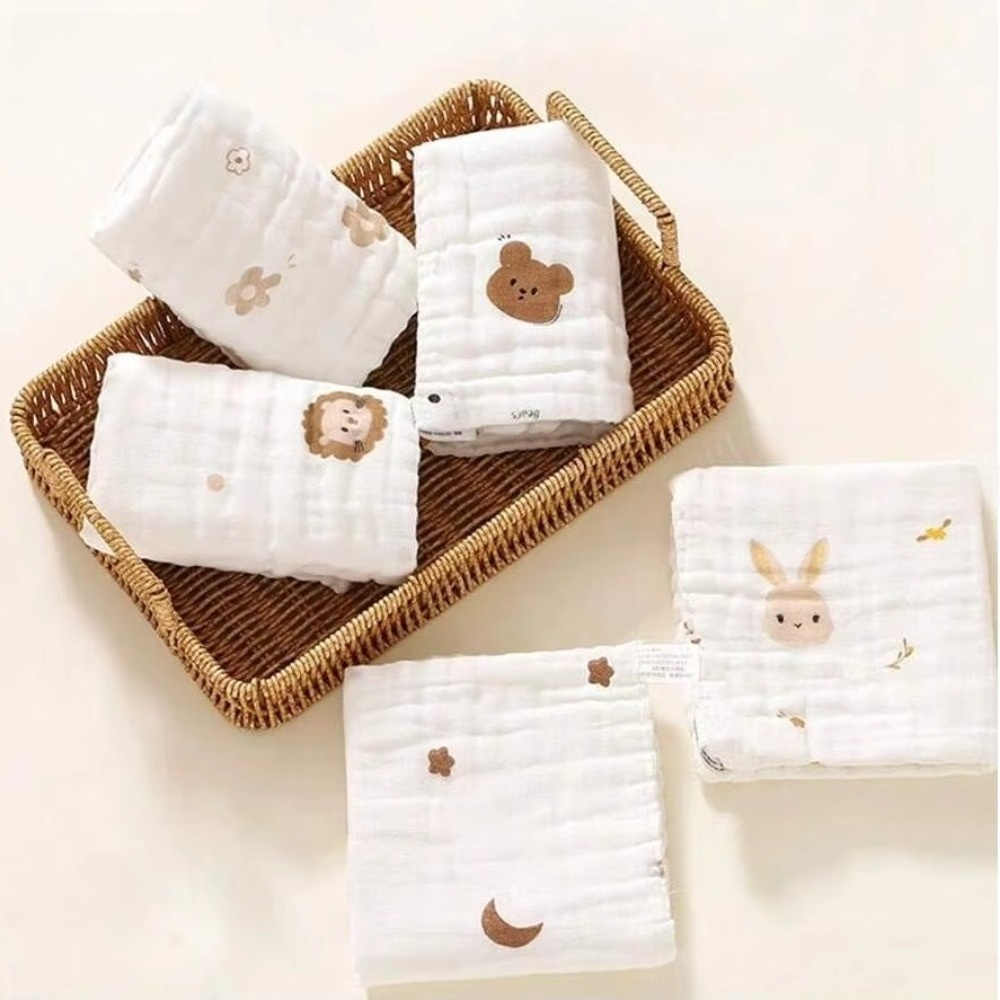 2 Toallitas de Algodón de 6 Ca - Embroidery Towel reseña y precio