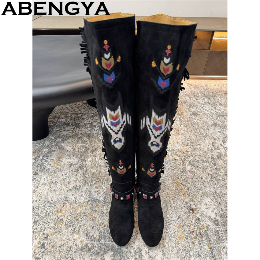 ABENGYA 2026 invierno nuevas b - Embroidery Print reseña y precio