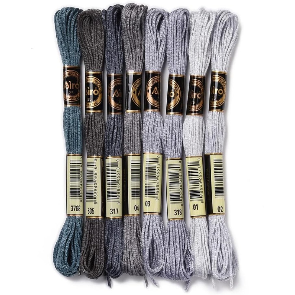 8 ovillos, 70 yardas, pulseras - Embroidery Thread Yarn reseña y precio