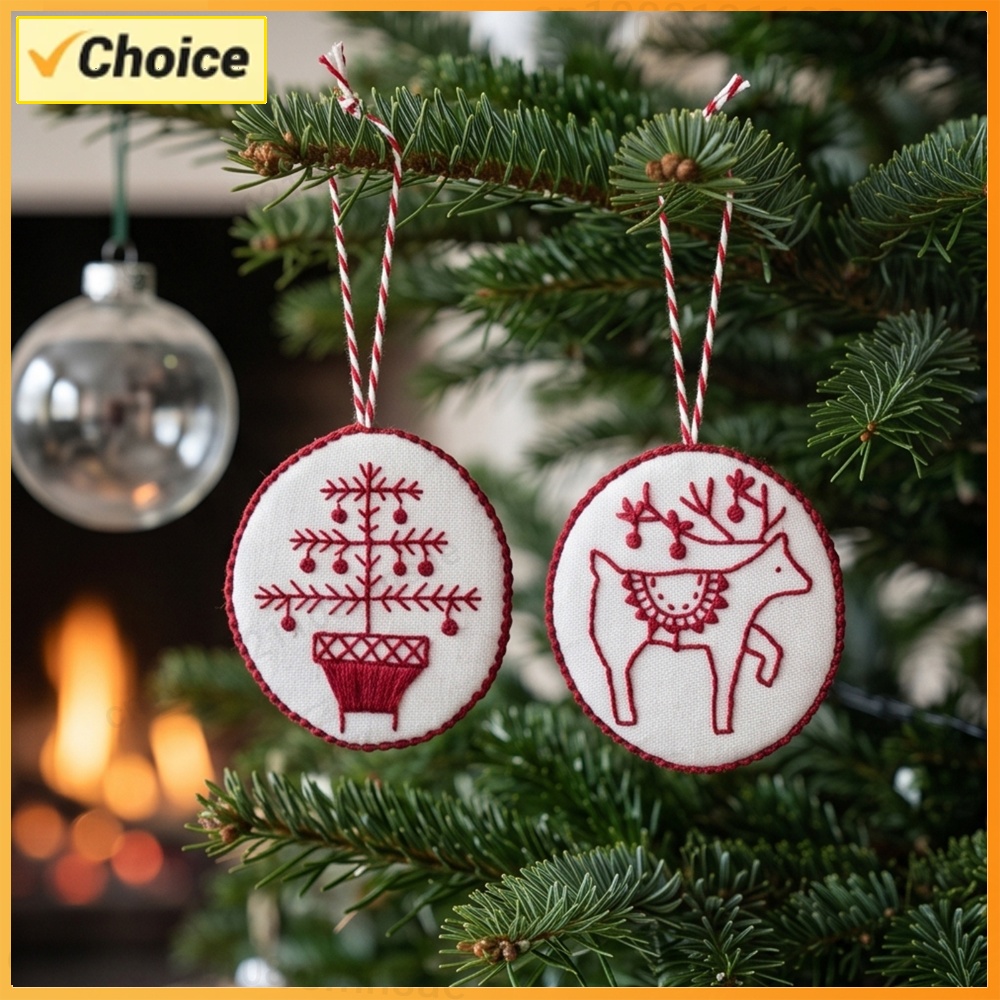 Kit de Bordado Navideño con He - Embroidery Xmas Tree reseña y precio