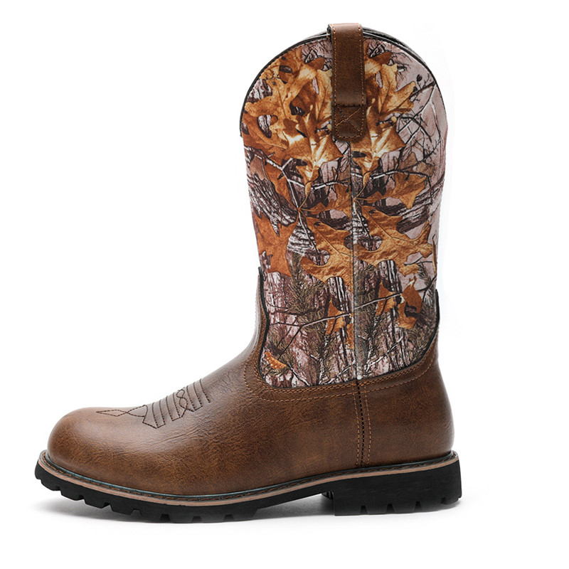 Botas para hombre, botines de  - Embroidery Print reseña y precio