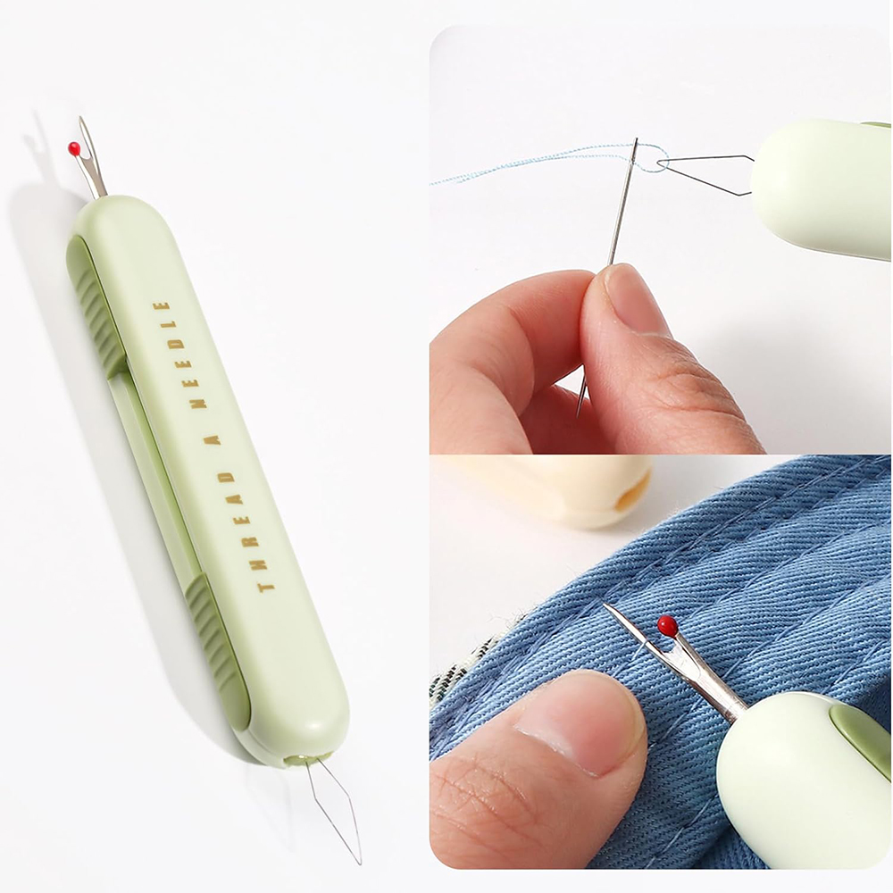Enhebrador de agujas 2 en 1, h - Embroidery Removal Tool reseña y precio
