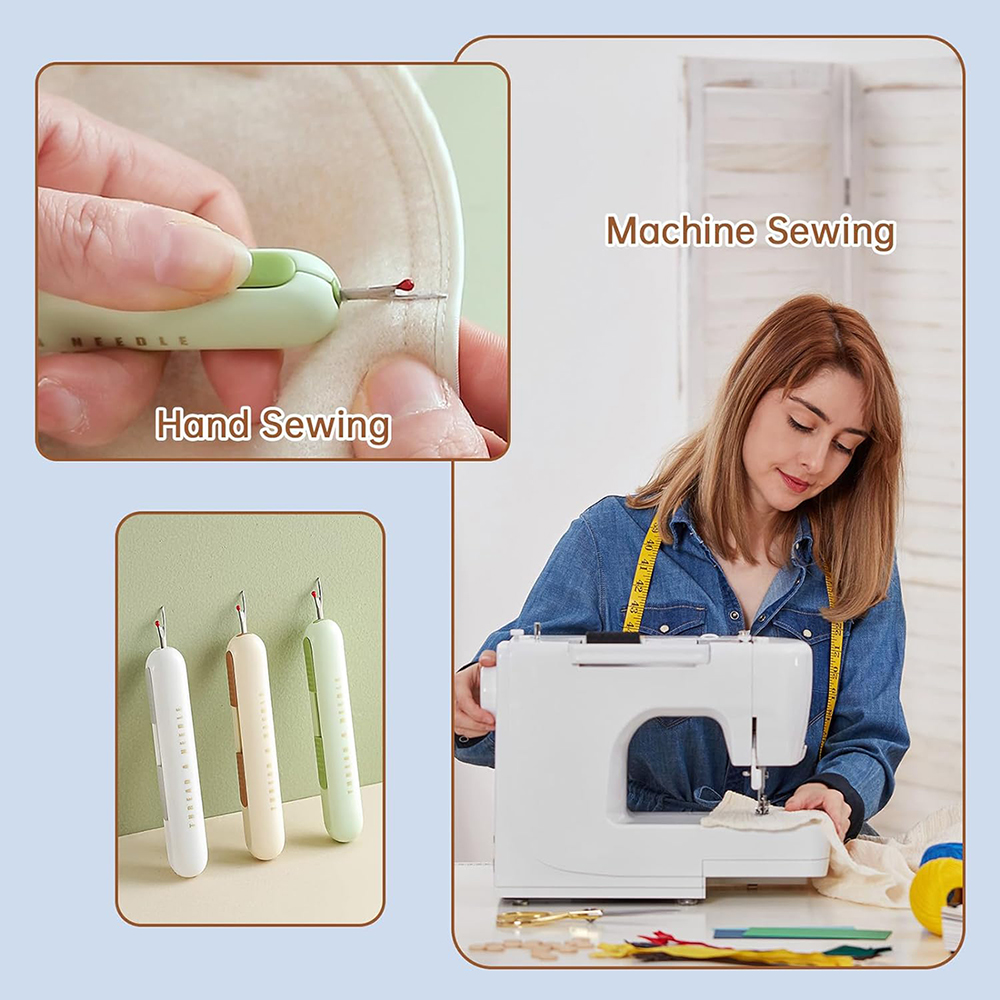 Enhebrador de agujas 2 en 1, h - Embroidery Removal Tool reseña y precio