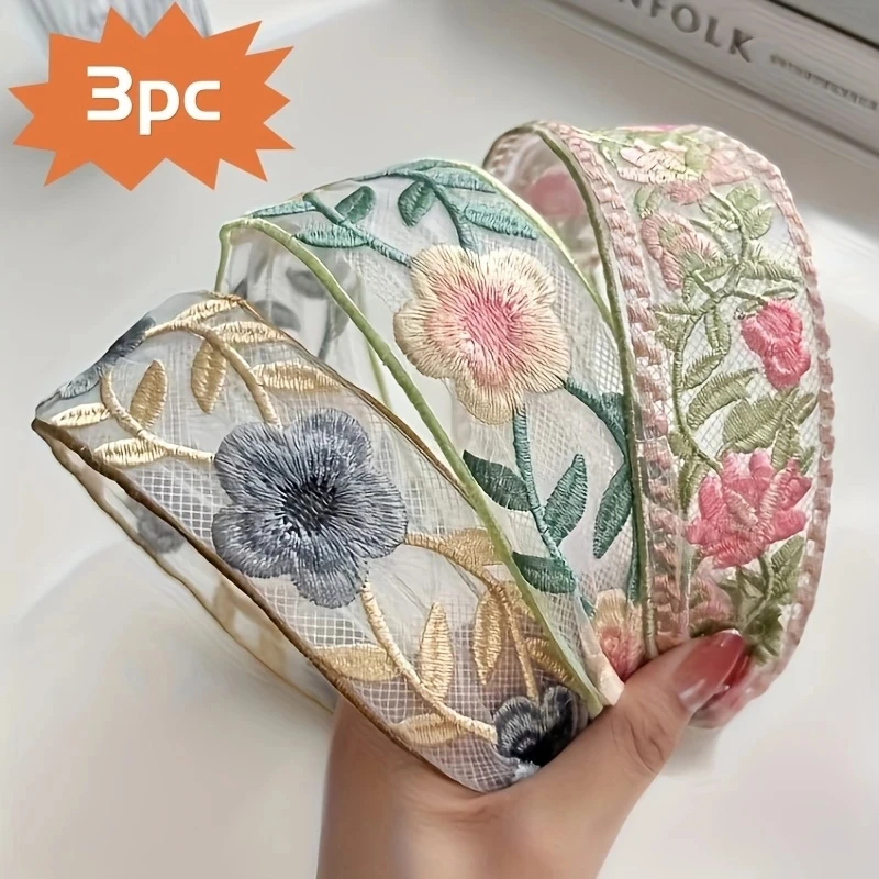 1/3 diadema elegante de gasa c - Embroidery Hoop reseña y precio