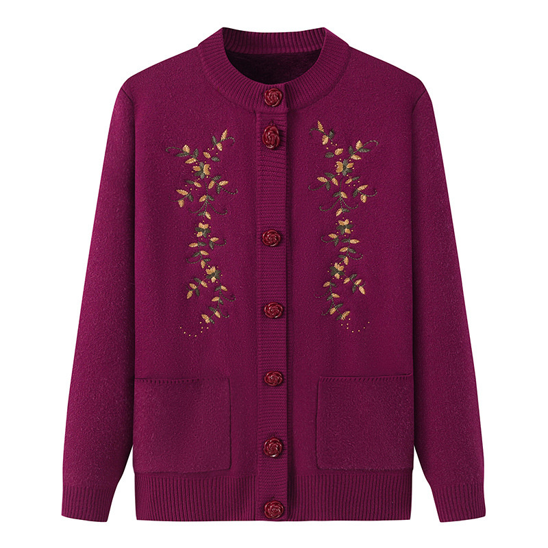 Cárdigan de punto para mujer d - Embroidery Thread Yarn reseña y precio