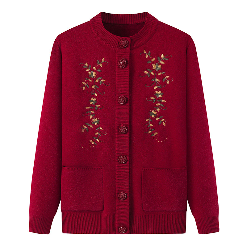 Cárdigan de punto para mujer d - Embroidery Thread Yarn reseña y precio