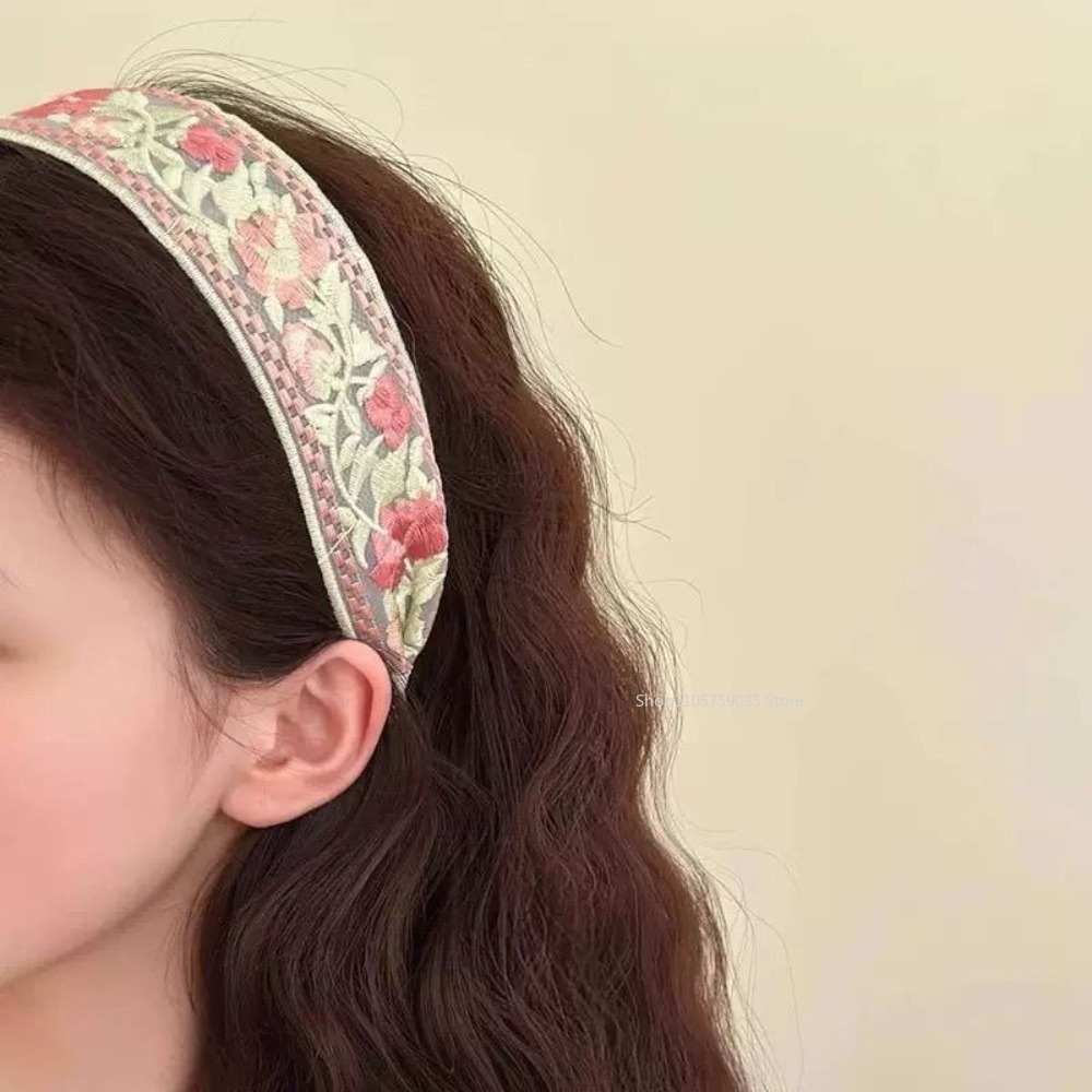 Diadema de encaje floral con b - Embroidery Hoop reseña y precio