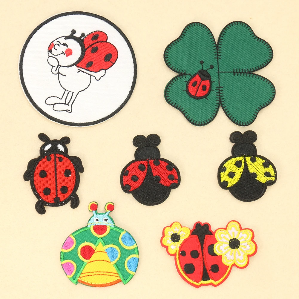 Calcomanías de ropa bordadas d - Embroidery Lady Bug reseña y precio