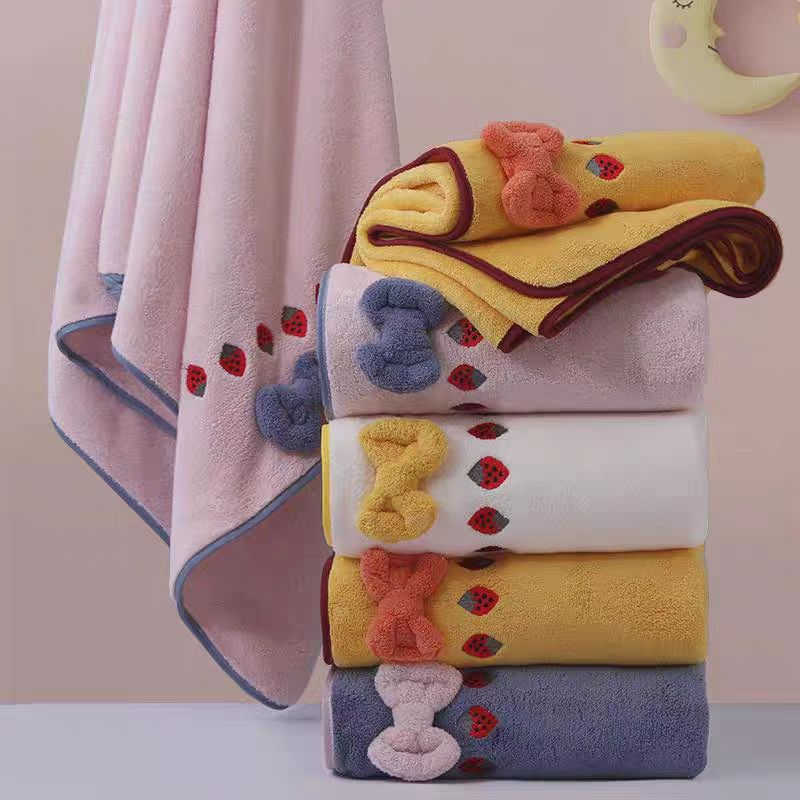 Toalla de baño de 310g, nueva, - Embroidery Towel reseña y precio