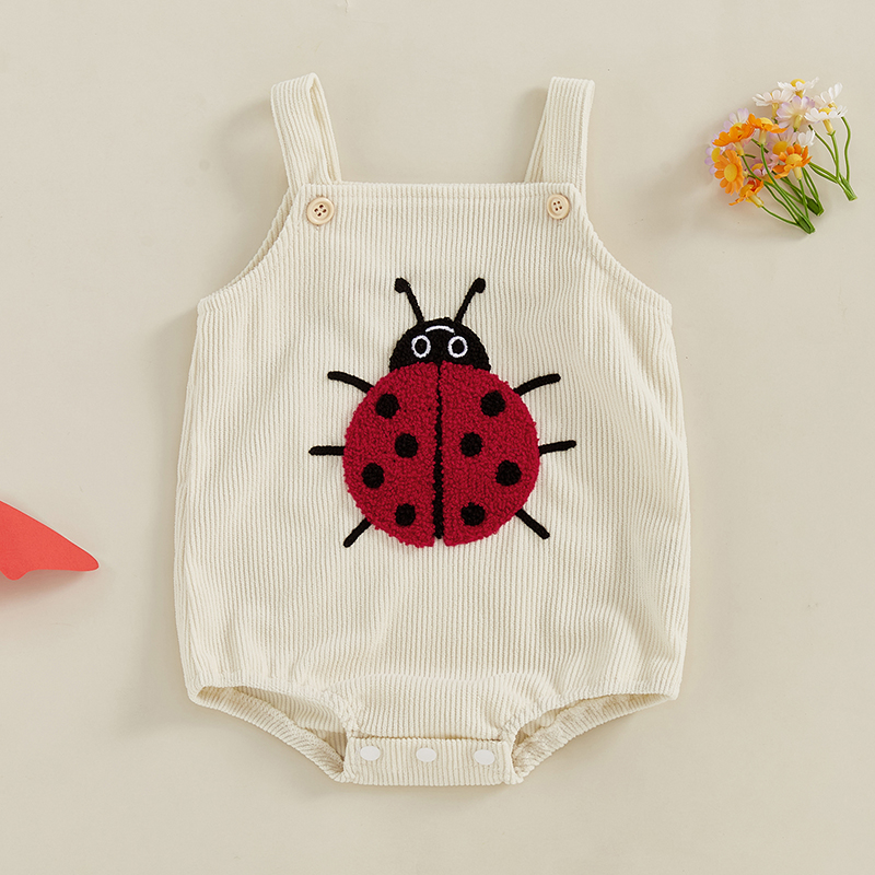 Mameluco de Verano para Bebé,  - Embroidery Lady Bug reseña y precio