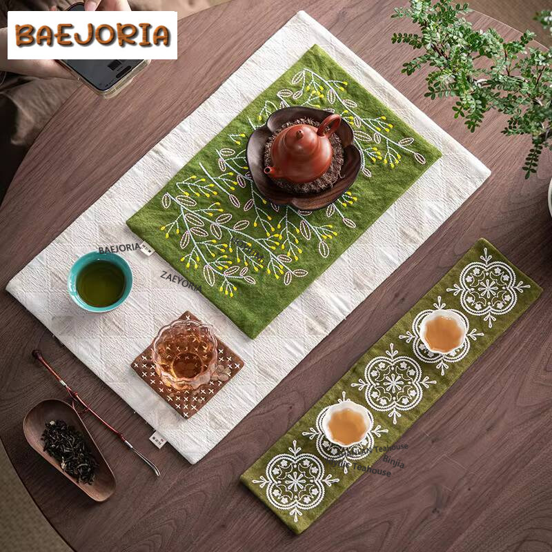 Paño de Té de Lona Bordado a M - Embroidery Towel reseña y precio