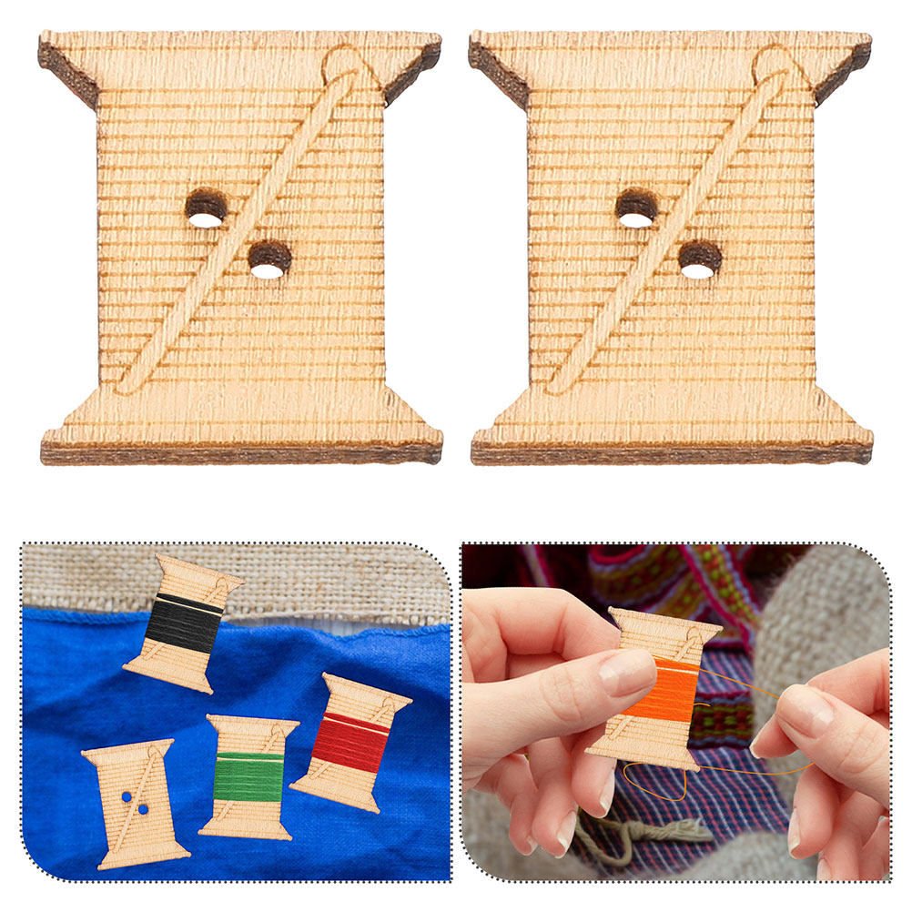 100 Bobinas de Madera para Hil - Embroidery Thread Yarn reseña y precio